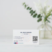 Neurologie Klinik | Saubere Ernennung Visitenkarte (Stehend Vorderseite)