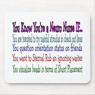 Neurologie-Krankenschwester-unglaublich witzig Mousepad