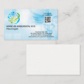 Neurologie | Medizinischer Hintergrund Visitenkarte (Vorne/Hinten)