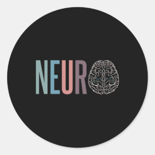 Neurologie Neuro Nurse Neuro Squad Runder Aufkleber