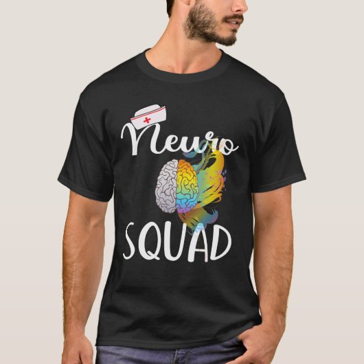 Neurologie Neuro Squad Neurowissenschaft Neurologe T-Shirt (Vorderseite)
