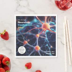 Neurologie Neurochirurgie Medizinische Konferenz Serviette