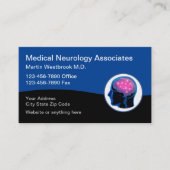 Neurologie Neurologist Business Cards Visitenkarte (Vorderseite)