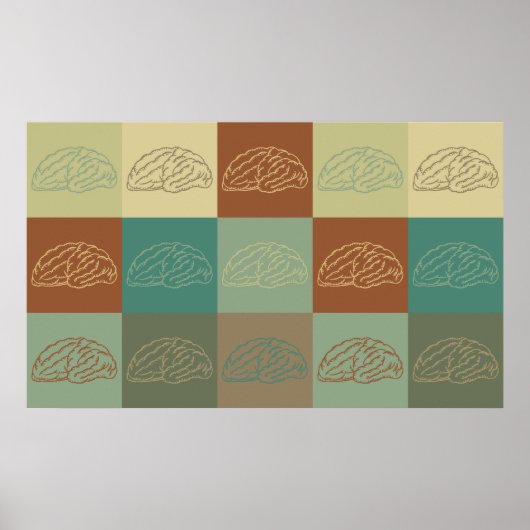 Neurologie Pop Art Poster (Vorne)