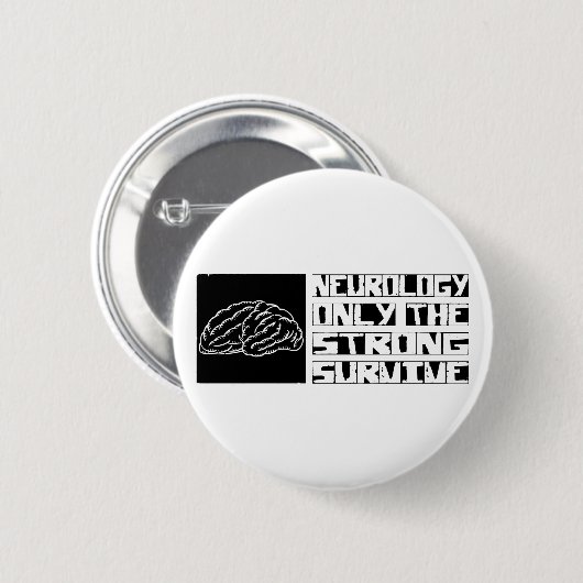 Neurologie überleben button (Vorne & Hinten)