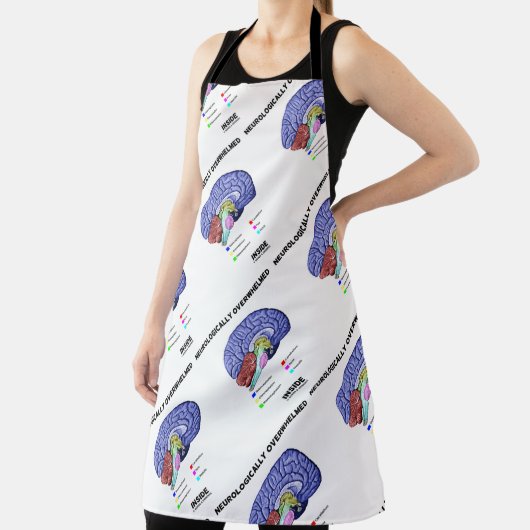 Neurologisch überlastet im Gehirn Anatomie Schürze (InSitu)