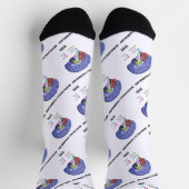 Neurologisch überlastet im Gehirn Anatomie Socken (Oben)