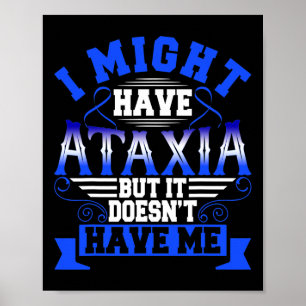 Neurologisches Zeichen Hemiataxia Blaues Band Neur Poster