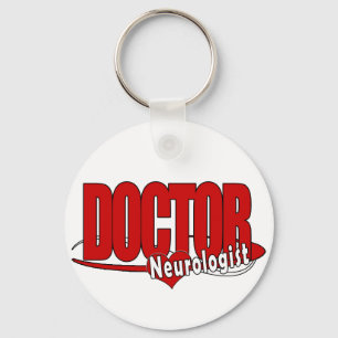NEUROLOGIST LOGO BIG RED DOCTOR SCHLÜSSELANHÄNGER
