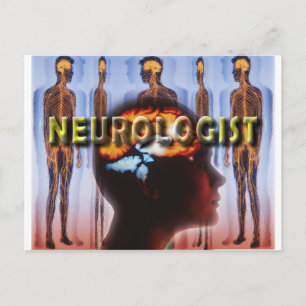 NEUROLOGISTISCHE NEUROLOGIE POSTKARTE