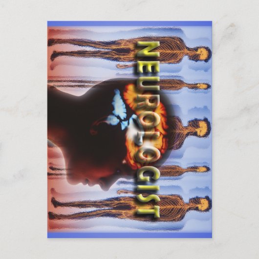 NEUROLOGISTISCHE NEUROLOGIE POSTKARTE (Vorderseite)