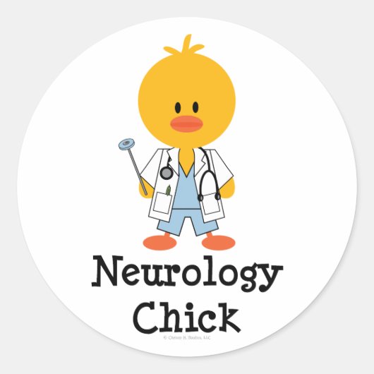 Neurology Chick Stickers (Vorderseite)