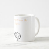Neurology Nurse On Nights - Neurology Nurse Kaffeetasse (VorderseiteRechts)
