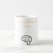 Neurology Nurse On Nights - Neurology Nurse Kaffeetasse (Mittel)