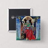 NEUROMANCER, blau rot Button (Vorne & Hinten)