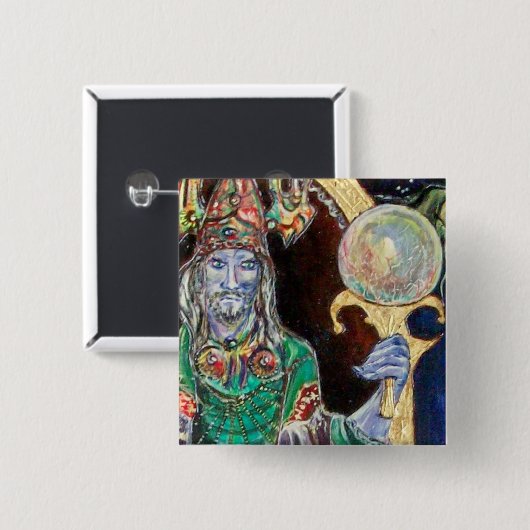 NEUROMANCER, blau rot Button (Vorne & Hinten)