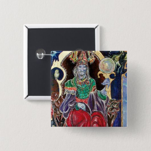 NEUROMANCER, blau rot Button (Vorne & Hinten)