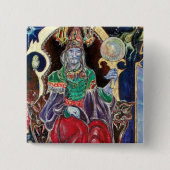 NEUROMANCER, blau rot Button (Vorderseite)