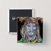 NEUROMANCER, blau rot Button (Vorne & Hinten)