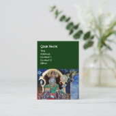 NEUROMANCER, blau, rot grün Visitenkarte (Stehend Vorderseite)