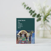 NEUROMANCER, blau, rot grün Visitenkarte (Stehend Vorderseite)