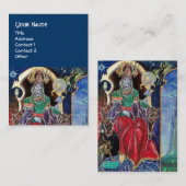 NEUROMANCER blau Visitenkarte (Vorne/Hinten)