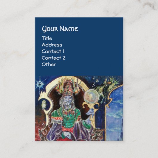 NEUROMANCER blau Visitenkarte (Vorderseite)