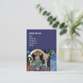 NEUROMANCER blau Visitenkarte (Stehend Vorderseite)