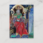 NEUROMANCER Graugelb-blau-grün Schwarz-weiß Visitenkarte (Rückseite)