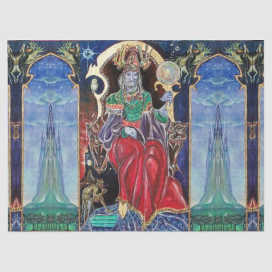 NEUROMANCER Magician King, Fantasie Seidenpapier (Vorderseite)