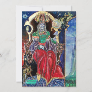 NEUROMANCER Magician King Halloween-Party Einladun Einladung