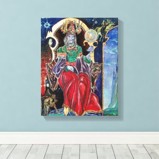 NEUROMANCER Magician King Leinwanddruck (Insitu (Holzboden))