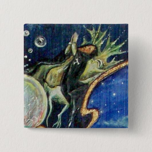 NEUROMANCER, Nagician King Detail Button (Vorderseite)