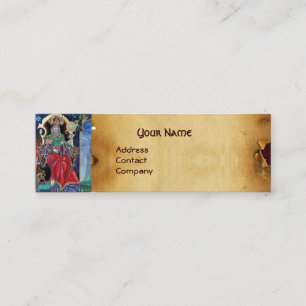 NEUROMANCER Perchment Mini Visitenkarte