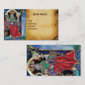 NEUROMANCER Perchment Visitenkarte (Vorne/Hinten)