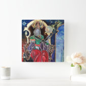 NEUROMANCER QUADRATISCHE WANDUHR (Zuhause)