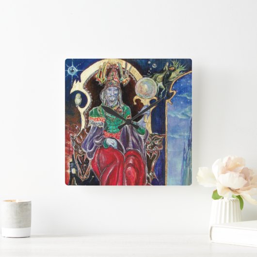 NEUROMANCER QUADRATISCHE WANDUHR (Zuhause)