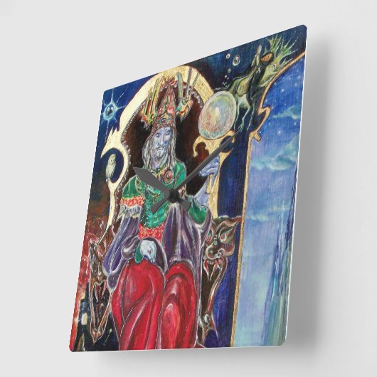 NEUROMANCER QUADRATISCHE WANDUHR (Winkel)