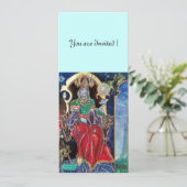 NEUROMANCER, rot blau, Einladung (Stehend Vorderseite)