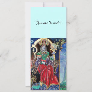 NEUROMANCER, rot blau, Einladung