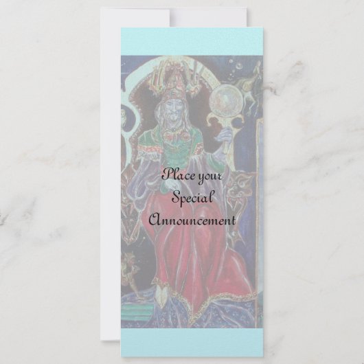 NEUROMANCER , rot blau, eis metallisch, Einladung (Rückseite)