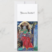 NEUROMANCER , rot-blau, weiß, gold-metallisch, Einladung (Vorderseite)