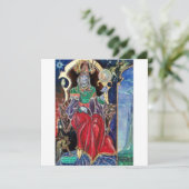 NEUROMANCER, rotes, blaues Filzpapier Ankündigung (Stehend Vorderseite)