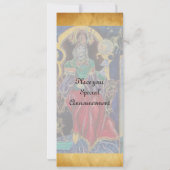 NEUROMANCER , rotes blaues Pergament Einladung (Rückseite)