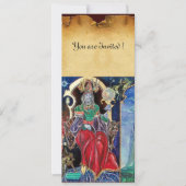 NEUROMANCER , rotes blaues Pergament Einladung (Vorderseite)