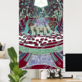 Neuromancer Wintermute Poster (Heimbüro)