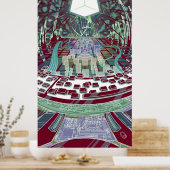 Neuromancer Wintermute Poster (Küche)