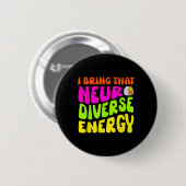 NeuroMannigfaltigkeit Shirt Autismus Button (Vorne & Hinten)