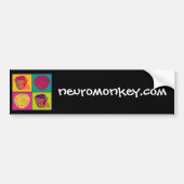 Neuromonkey Logo-Autoaufkleber Autoaufkleber (Vorne)