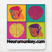 Neuromonkey Mausunterlage Mousepad (Vorne)